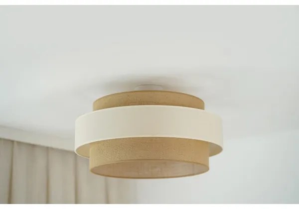 Brilagi - Lampadario a plafone SPACE LIGHT 1xE27/15W/230V diametro 50 cm beige/color crema