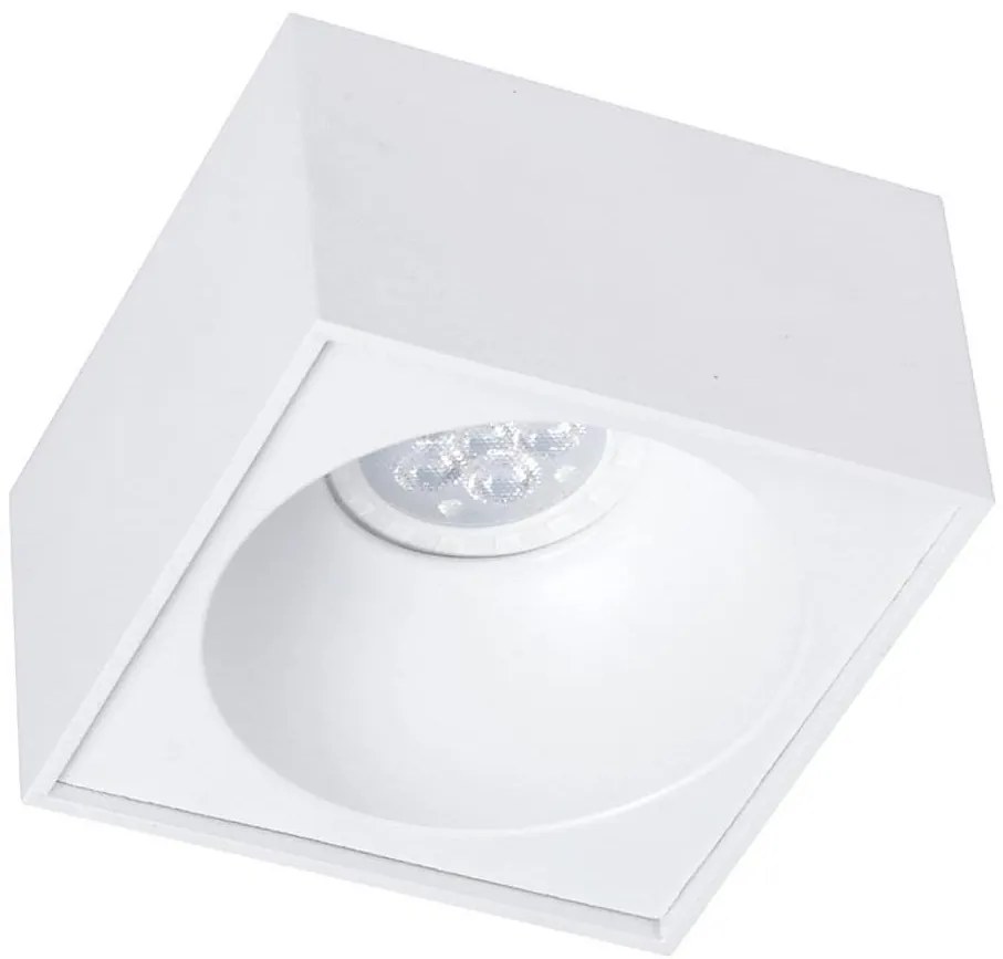 Faretto BALI 1xGU5,3/MR16/25W/12V quadrato bianco