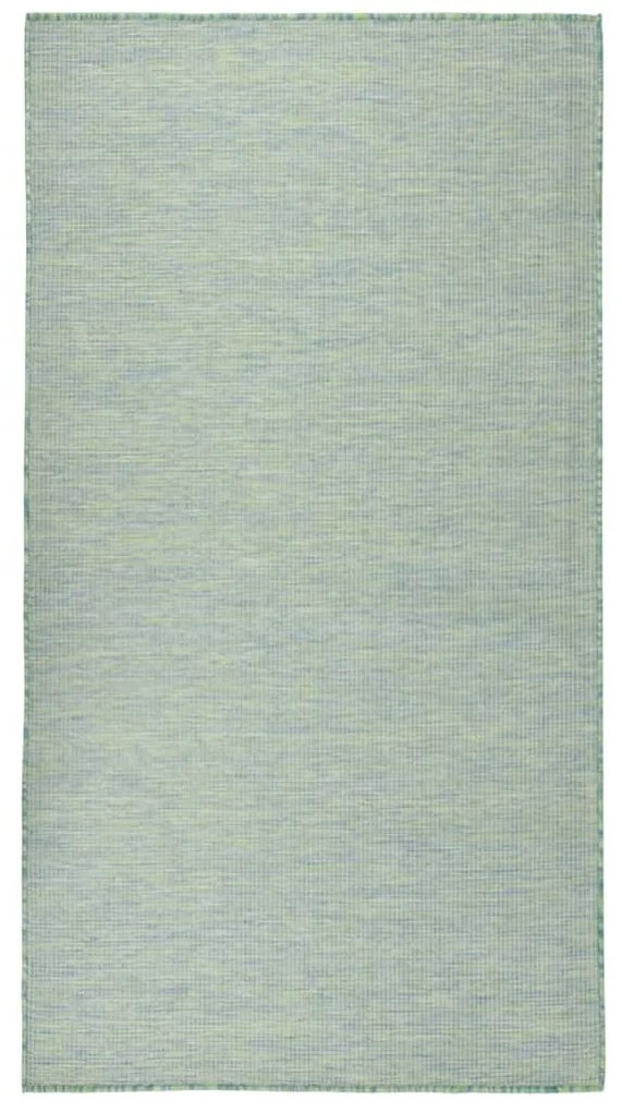 Tappeto Da Esterni A Tessitura Piatta 80x150 Cm Turchese /