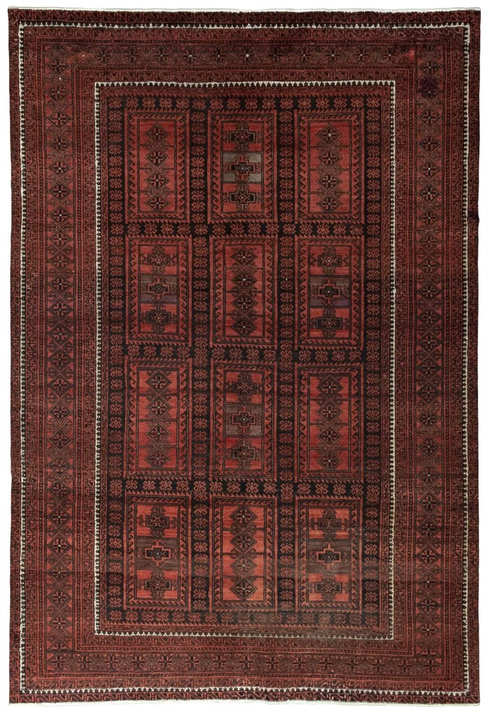 Tappeto persiano 200 x 290 Rosso (Iran) Annodato A Mano