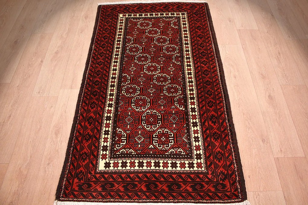 Beluch Tappeto 100 x 180 (Iran) Annodato A Mano