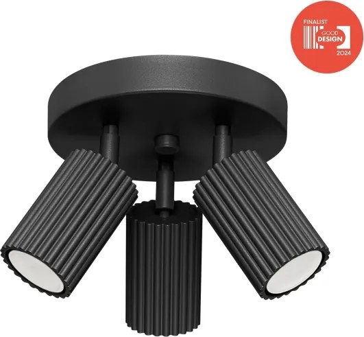 Brilagi - Faretto da soffitto CRESTO 3xGU10/10W/230V nero