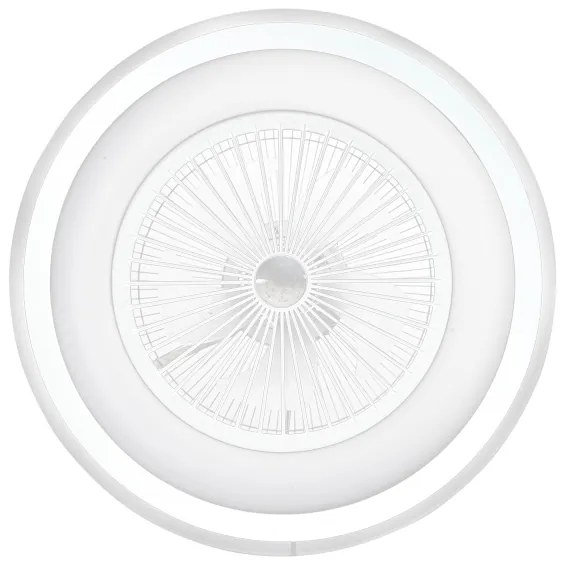 Plafoniera LED dimmerabile con ventola ZONDA LED/48W/230V bianco + TC