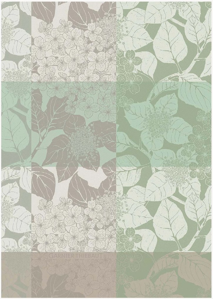 Set di 4 strofinacci in cotone jacquard Mille