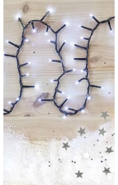 Catena LED da esterno natalizia 400xLED/13m IP44 bianco freddo