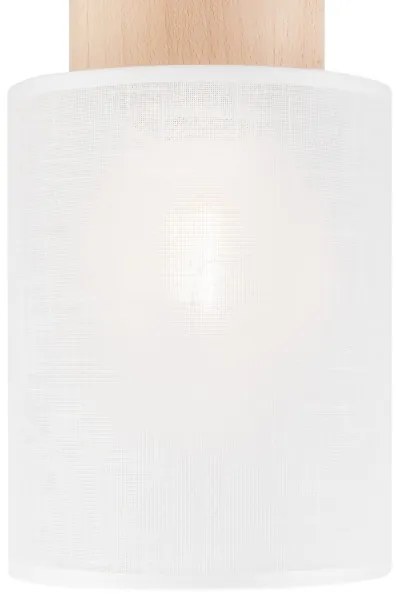 Plafoniera ARI 1xE27/60W/230V d. 16 cm bianco