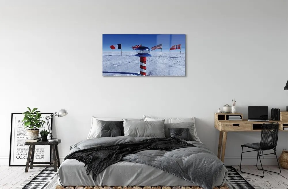 Quadro su vetro Bandiera del brasile 120x60 cm