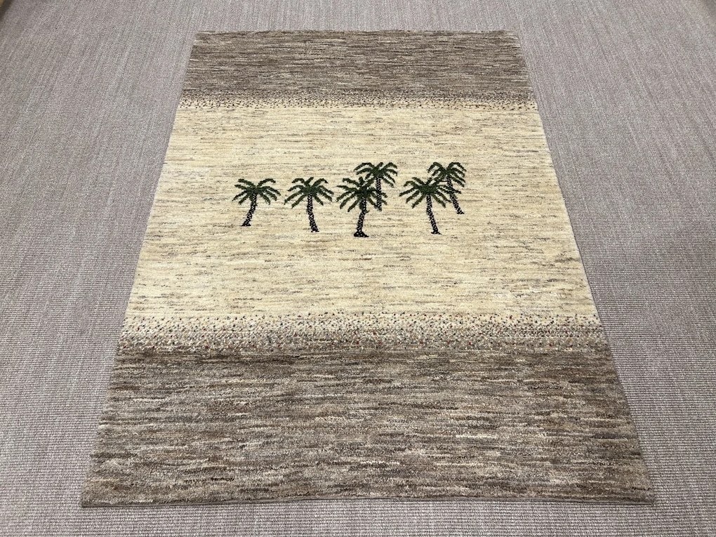 Gabbeh Tappeto persiano 150 x 210 Beige (Iran) Annodato A Mano
