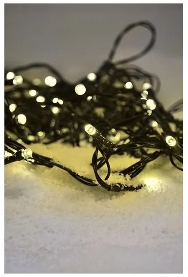 Brilagi - Catena luminosa LED per esterni 100 LED/8 funzioni 13 m IP44 bianco caldo