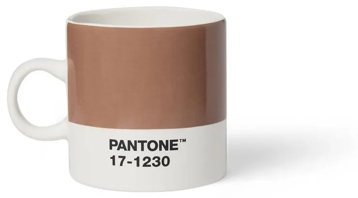 Tazzina da caffè in ceramica marrone chiaro 120 ml Mocha Mousse 17-1230 - Pantone