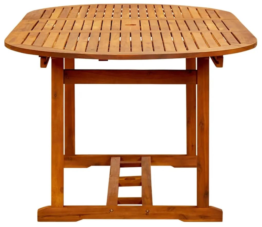 Tavolo da giardino 200x100x75 cm in legno di acacia