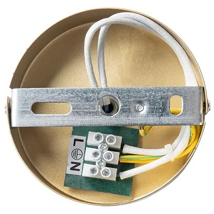 Lampadario orientale oro con paralume rosa con frange - Franxa