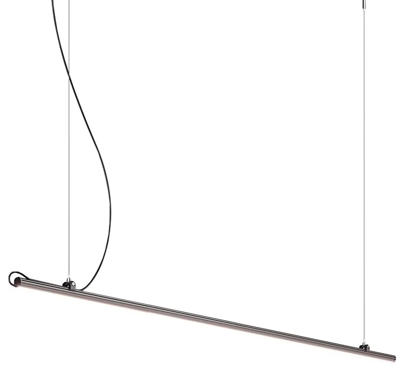 Fabbian - Freeline Lampada a Sospensione 200cm 2700K Black Fabbian