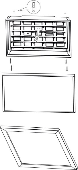 Eglo 99436 - Plafoniera LED PIGLIONASSO LED/32W/230V 645x645 mm