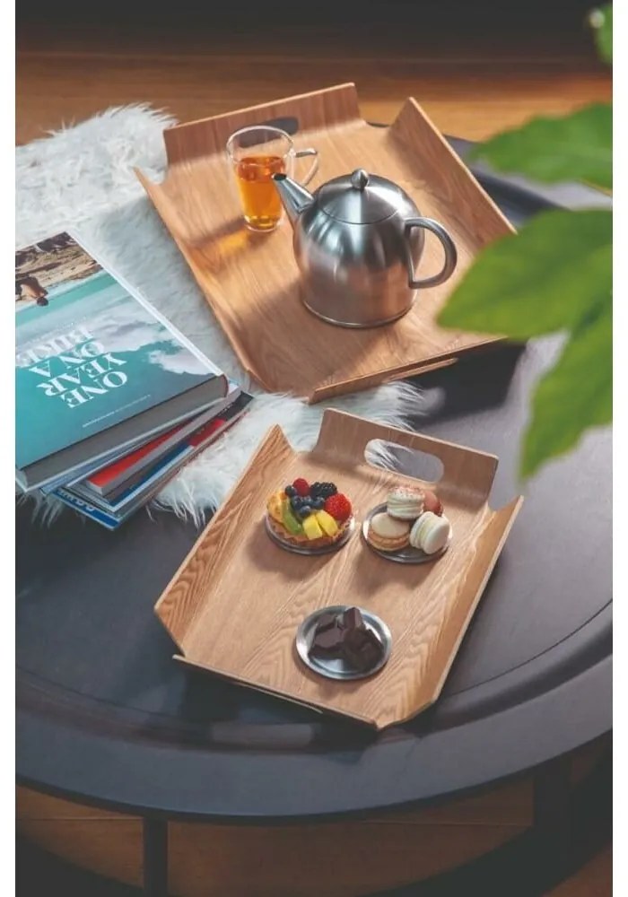 Vassoio vassoio di servizio in bambù 29x40 cm Madera – Bredemeijer