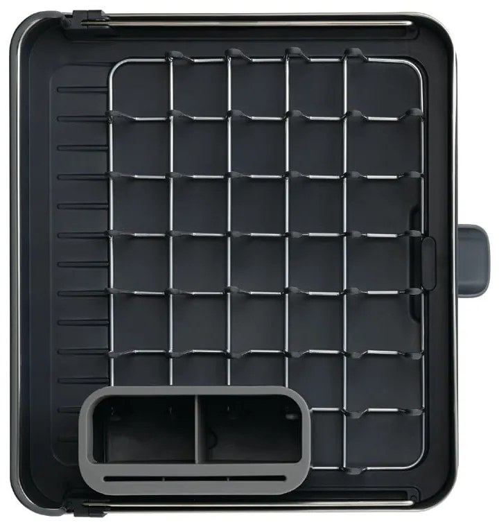 Scolapiatti regolabile grigio scuro in acciaio inox 36x32 cm Extend Steel – Joseph Joseph