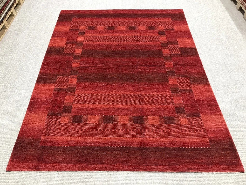Loribaft Tappeto persiano 240x310 Rosso (Iran) Annodato A Mano