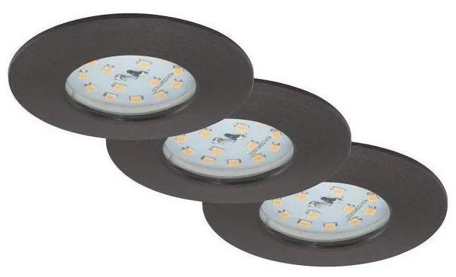 Briloner 7295-031-SET 3x Lampada LED dimmerabile da bagno LED/6,5W/230V IP44