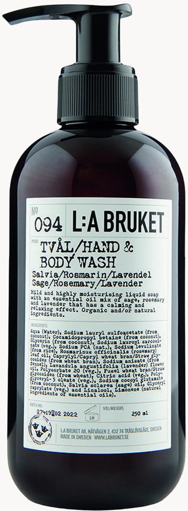 Sapone per le mani e il corpo Anya (salvia, rosmarino, lavanda)