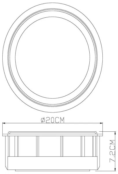 Deko-Light 731058 -Applique a LED da esterno MEISSA 6,8W/230V IP44 antracite