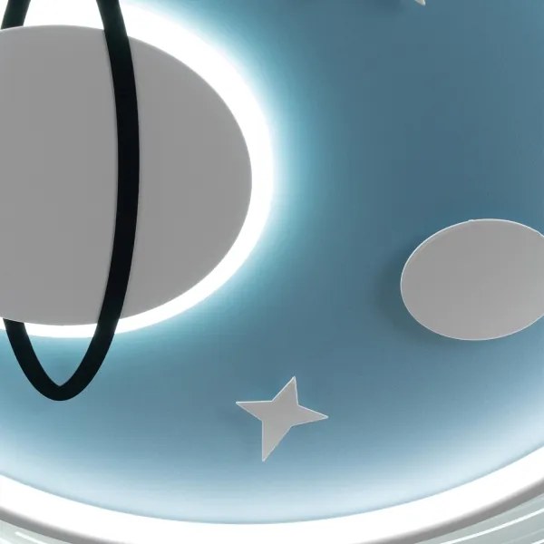 Brilagi -LED Plafoniera LED per bambini STARSHIP LED/64W/230V 3000/4500/6000K blu
