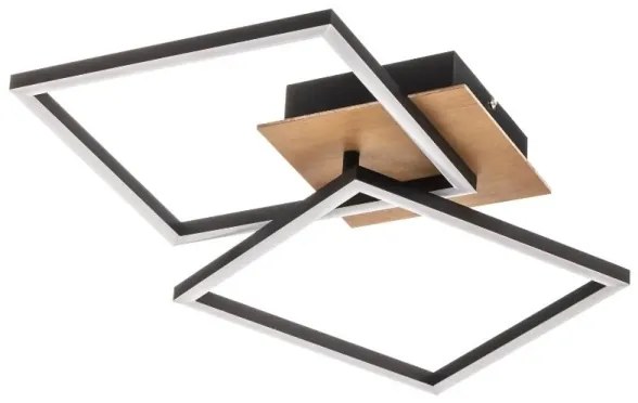 Briloner 3210-014 - Plafoniera LED dimmerabile FRAME 2xLED/11W/230V marrone