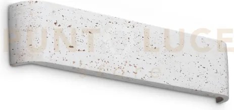 Delta applique biemissione led 14 w 1550 lm 3000k cemento 41cm