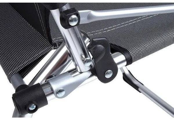 Sedia da campeggio pieghevole grigia