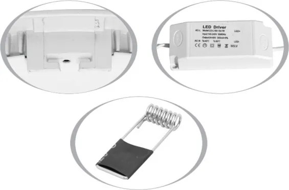 Lampada LED da incasso LADA LED/6W/230V 4100K IP44