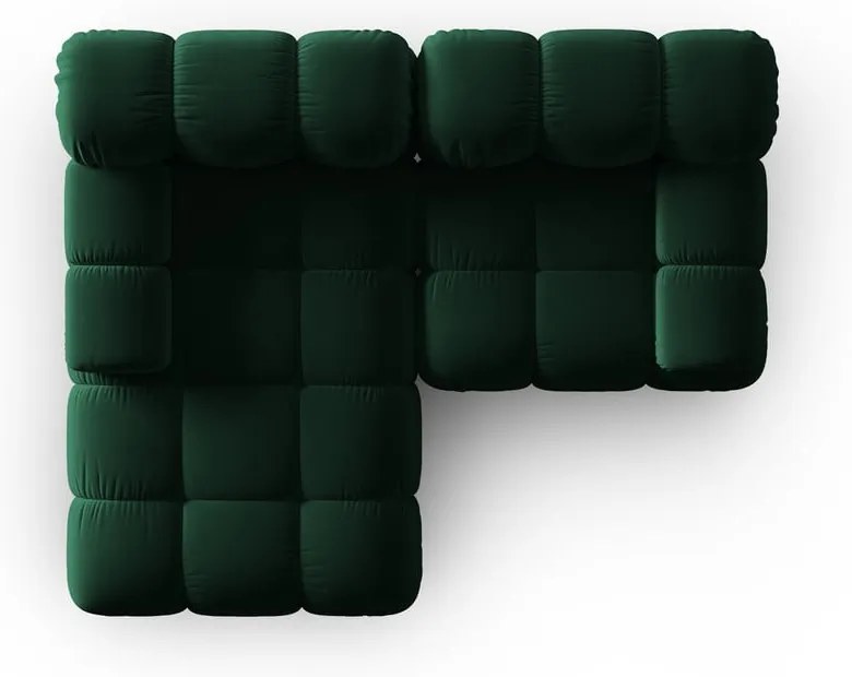 Divano in velluto verde 191 cm Bellis - Micadoni Home