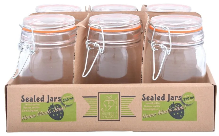 Vasetti per conserve in set da 6 vasetti da 230 ml - Esschert Design
