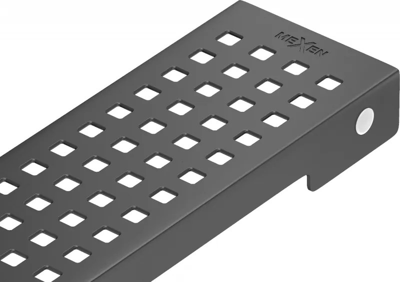 Mexen Flat M08 copertura per scarico lineare 60 cm, nera - 1725060