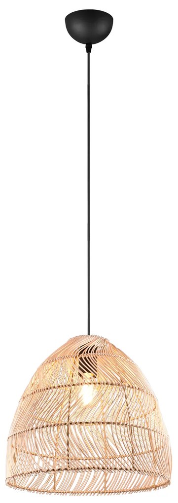 Lampadario rattan Rike Trio