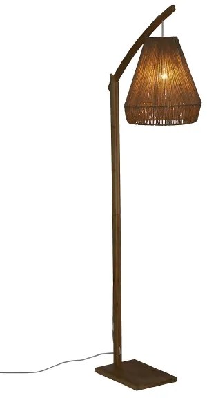 Atmosphera - Lampada con piedistallo PALM 1xE27/60W/230V bambù/canapa