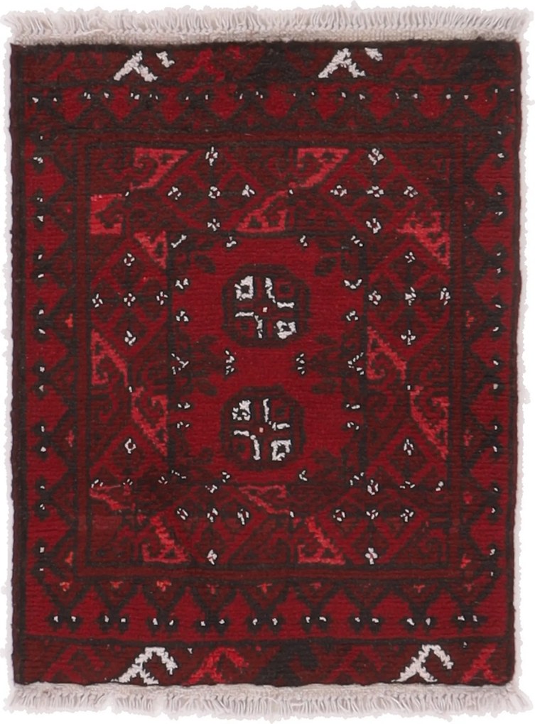 Afghan Tappeto 60x50 (Afghanistan) Annodato A Mano