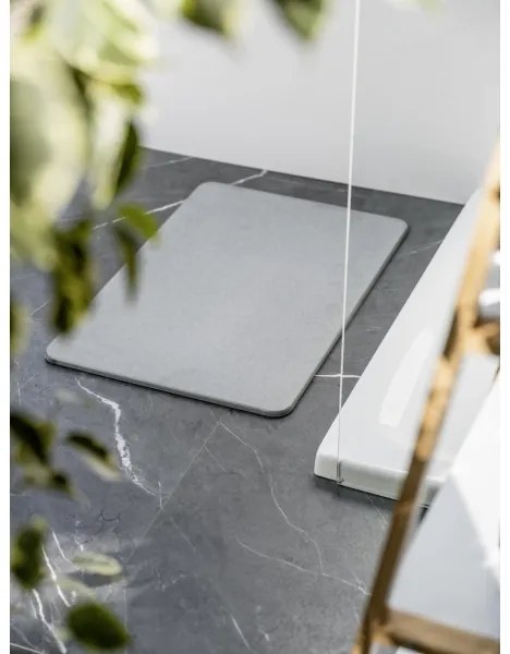 WENKO 24936100-Tappetino SIMI 39x60 cm grigio