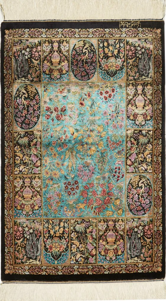 Ghom Tappeto persiano 90 x 60 (Iran) Annodato A Mano