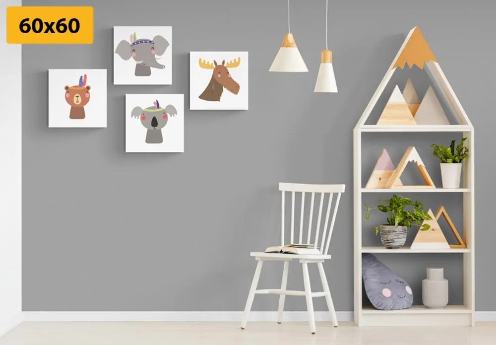 Set di quadri – Animali adorabili