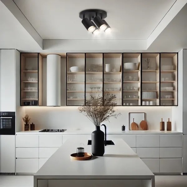 Brilagi - Luce Spot da bagno SELE AQUA 4xGU10/30W/230V IP44 nero