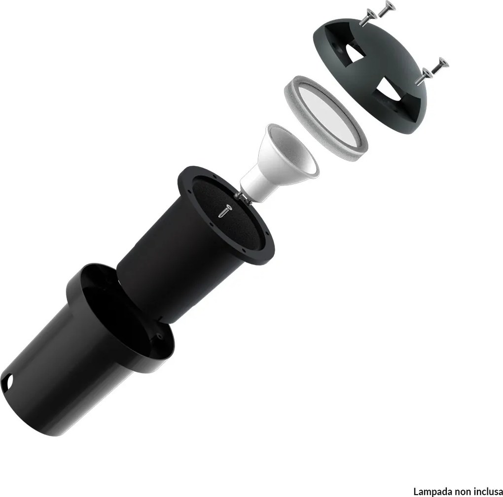 Faretto Calpestabile GU10 4 Direzioni IP66 - Doppio Pressacavo