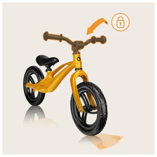 Lionelo - Bicicletta senza pedali BART gialla