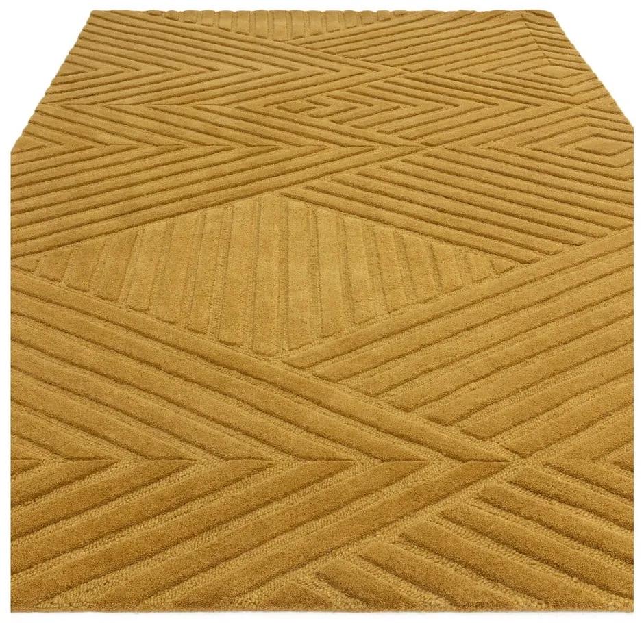 Tappeto di lana giallo ocra 160x230 cm Hague - Asiatic Carpets