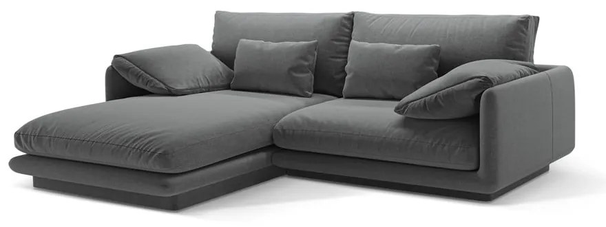 Divano angolare grigio scuro (angolo sinistro) Torino - Micadoni Home