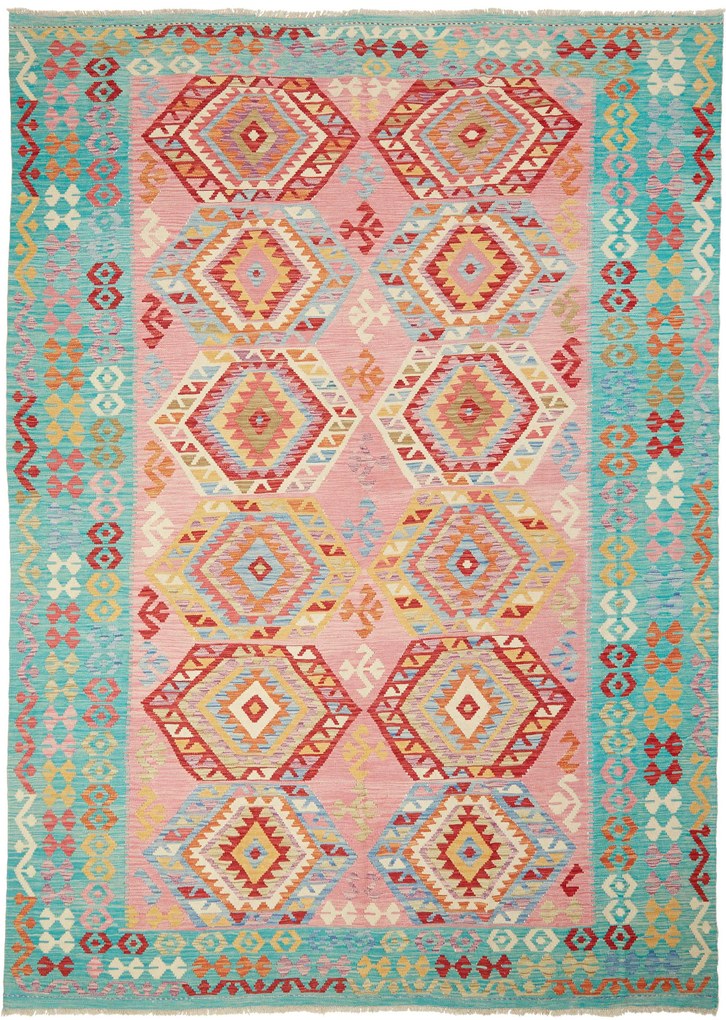Kilim Tappeto 350 x 250 (Pakistan) Tessuto A Mano