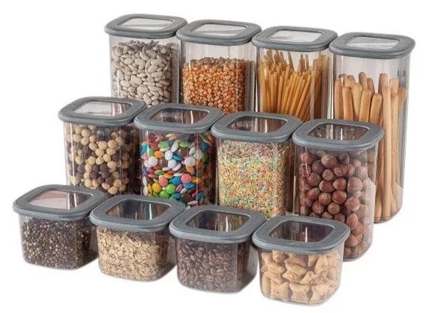 Dózy v sadě 12 ks na sypké potraviny Fresco – Hermia