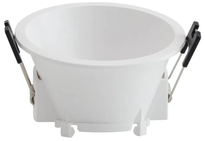 Faretto da Incasso Rotondo Policarbonato Foro Ø85mm Luce Asimmetrica per GU10