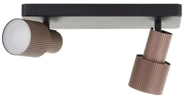 Brilliant - Faretto LED CADIZ 2xGU10/5W/230V bronzo