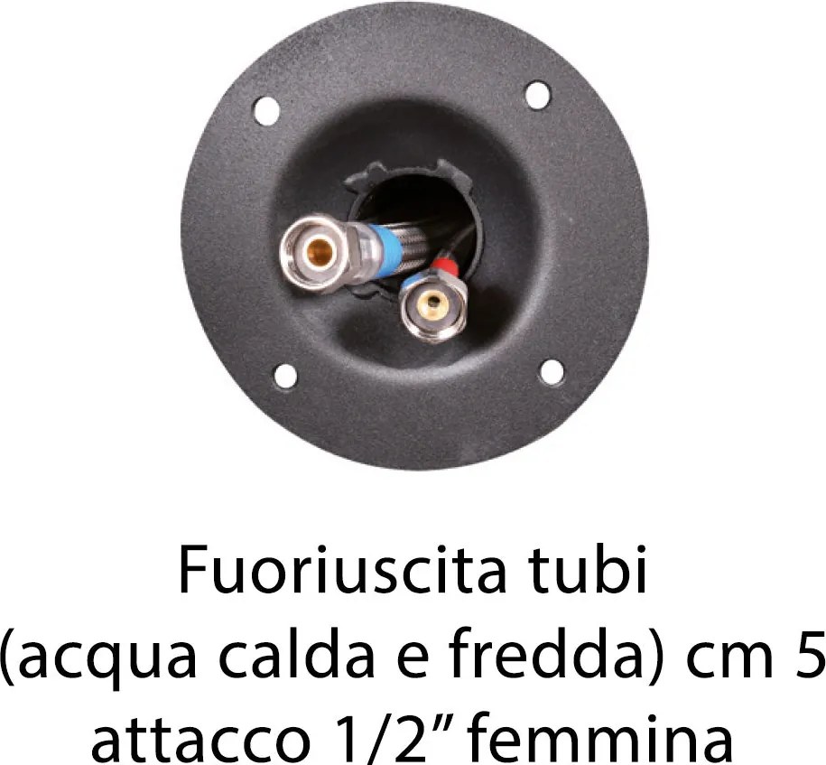 Doccia da Giardino con Miscelatore Belfer 42D2 Acciaio Inox...