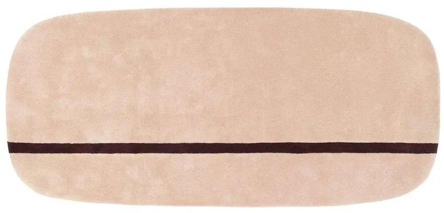 Normann Copenhagen - Oona Rug 90x200 Rose Normann Copenhagen