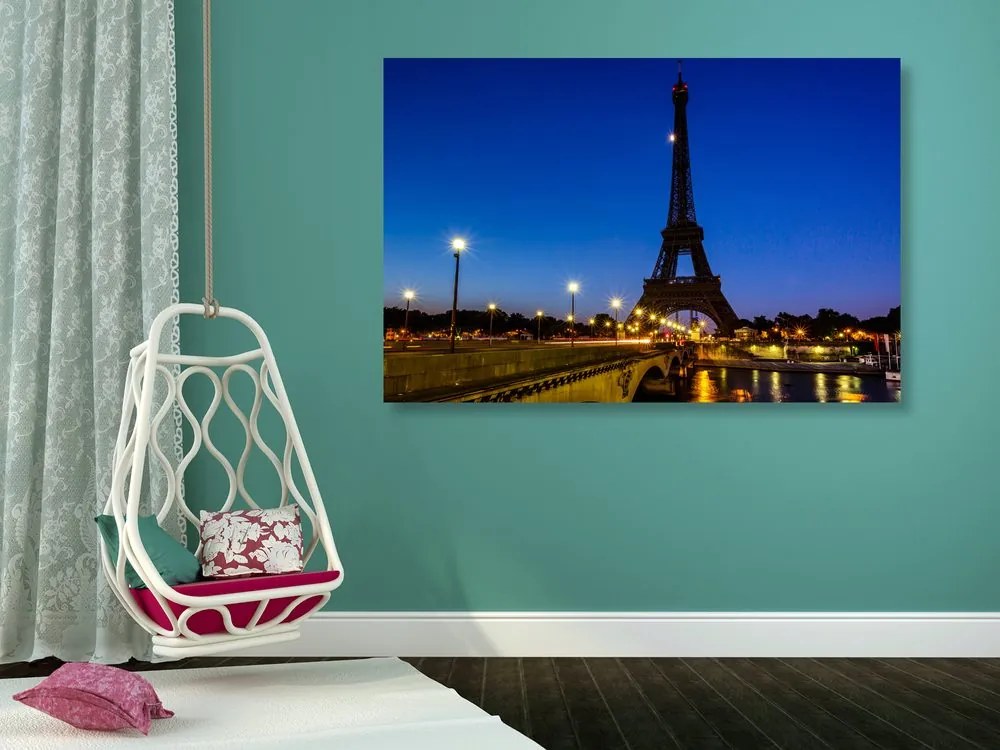 Quadro su tela – Torre Eiffel di notte